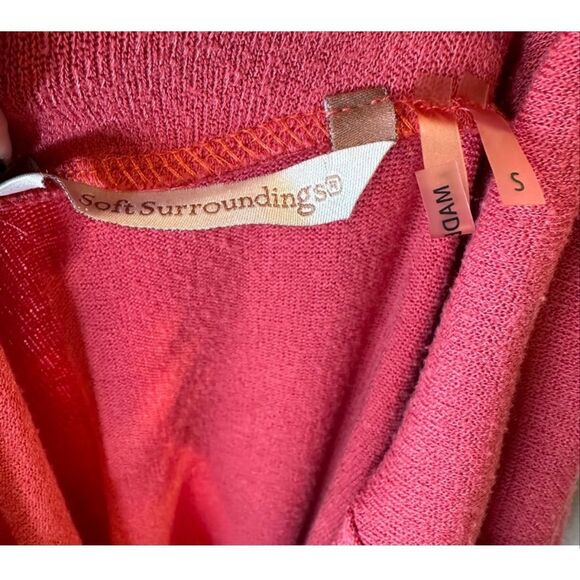 Soft Surroundings Cowl Neck Tunic Sweater Stretch Soft Pink Women Small - Picture 3 of 4